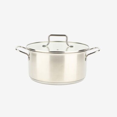 Cacerola de acero inoxidable con tapa Birta &Oslash;22cm - 3,85L