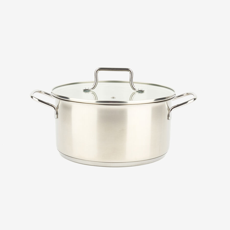 Cacerola de acero inoxidable con tapa Birta &Oslash;22cm - 3,85L