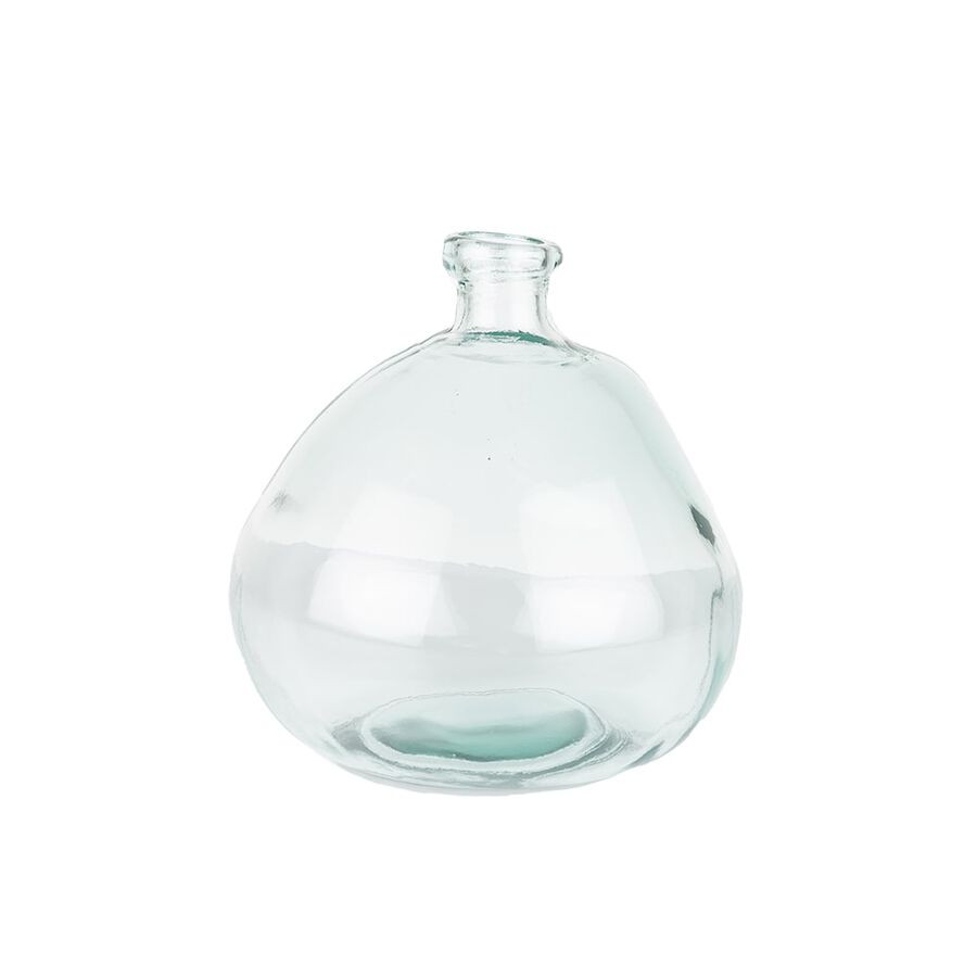 Jarrón de vidrio reciclado Eris Ø20x23cm