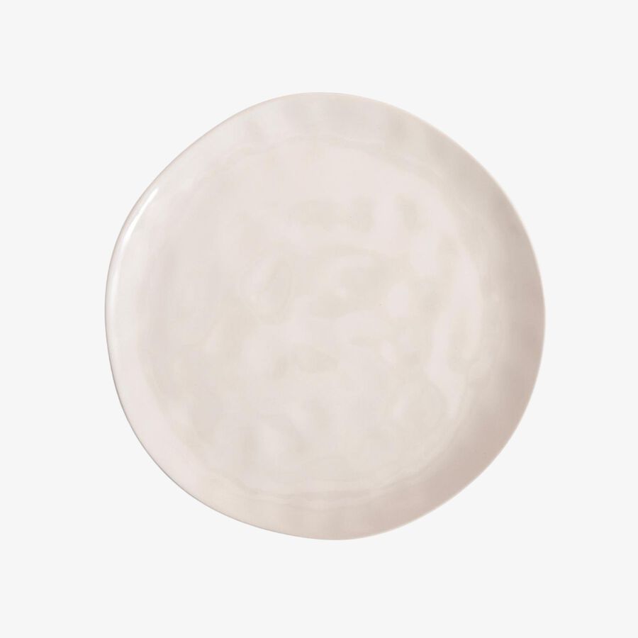 Plato llano de cerámica blanco Posima Ø26cm