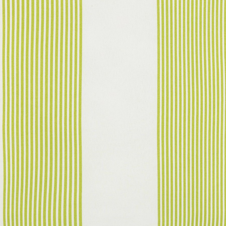 Cojín de exterior rayas verdes 43x43cm