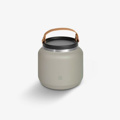 Termo para s&oacute;lidos beige de acero inoxidable 70cl