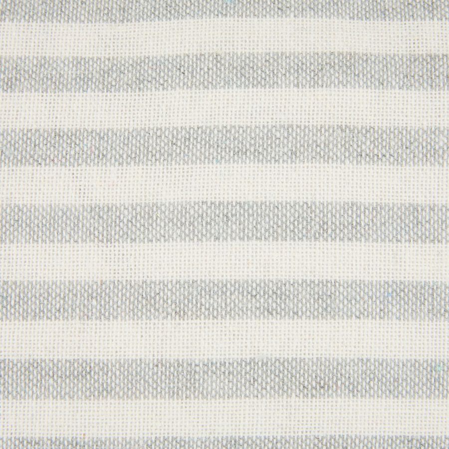 Funda de cojín blanca con rayas grises Timoti 45x45cm