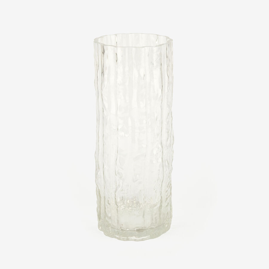 Jarrón de cristal Lina Ø12x30cm