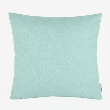 Cojín de exterior verde liso 45x45cm