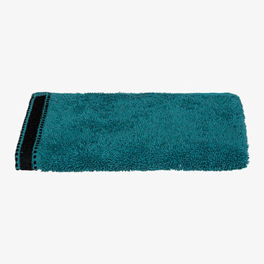 Toalla de tocador de algod&oacute;n azul Sena 30x50cm - 550 g/m&sup2;