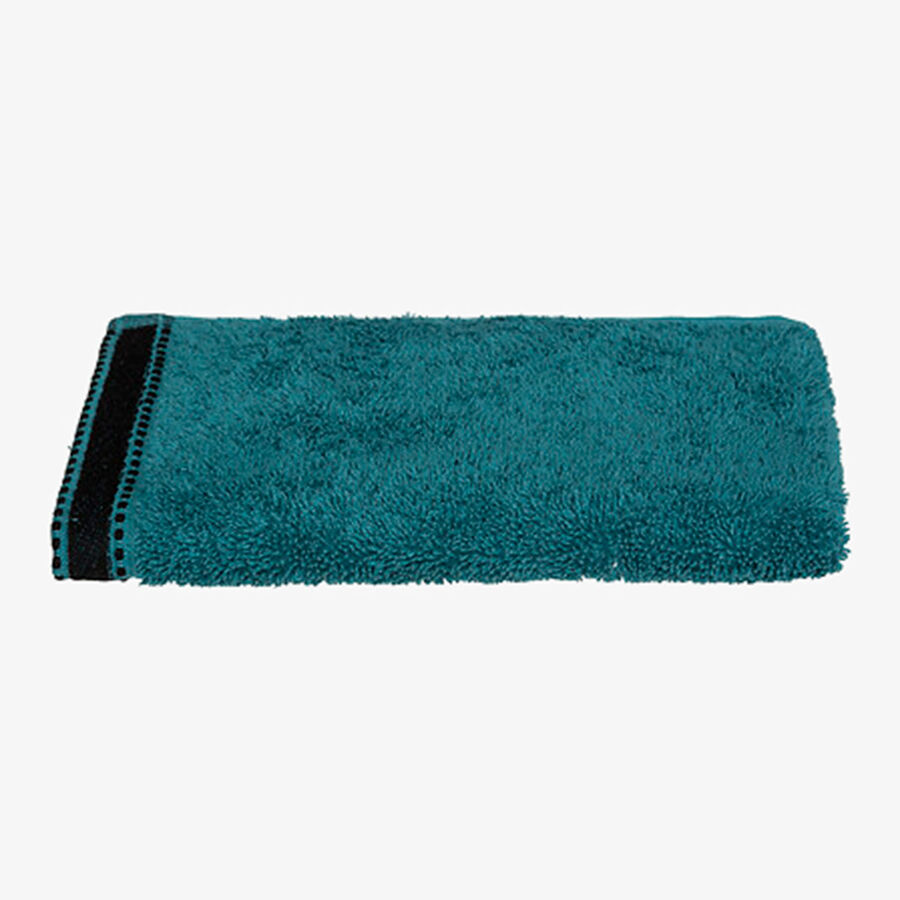 Toalla de tocador de algod&oacute;n azul Sena 30x50cm - 550 g/m&sup2;