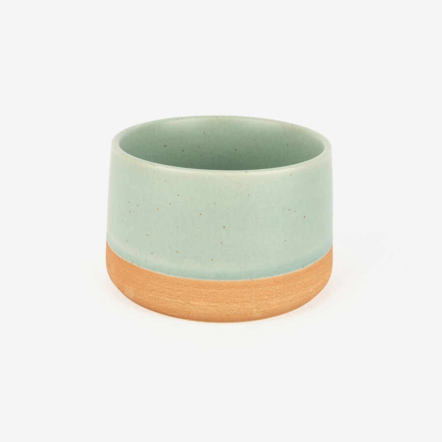 Set de 4 boles de gres de colores Ø9x5cm