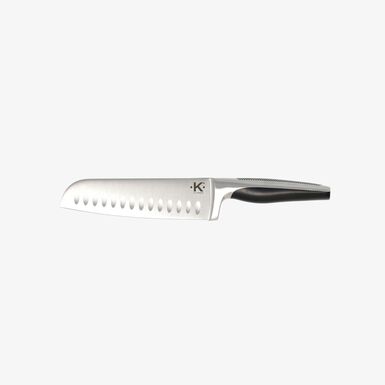 Cuchillo santoku de acero inoxidable 17,5cm Inoxia