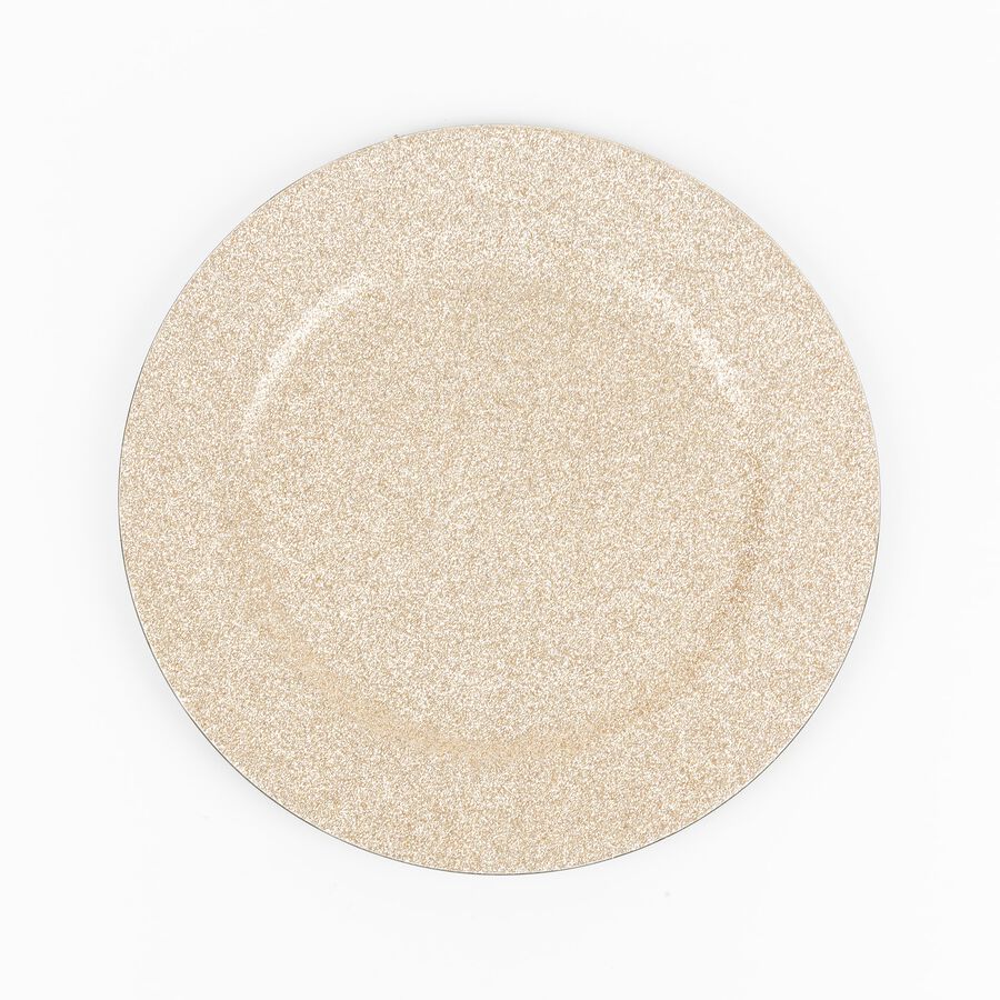 Bajoplato de purpurina Banff &Oslash;33cm