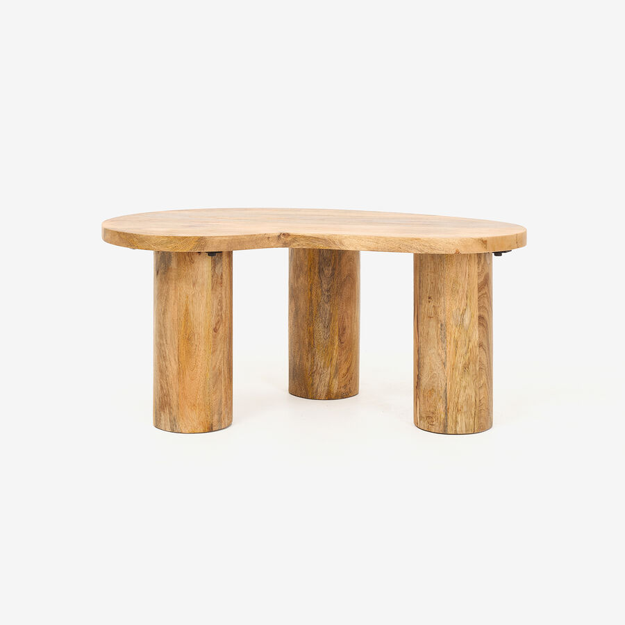 Mesa auxiliar de madera de mango Settle 70x55x35 Clau&Chloe