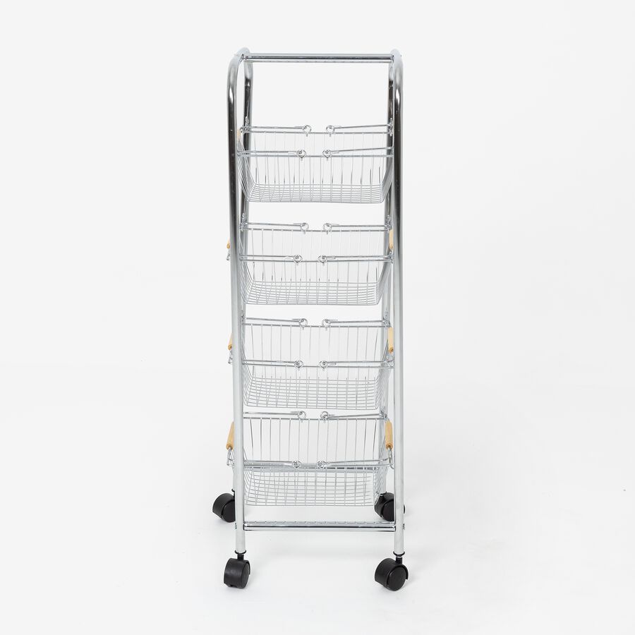 Carro de cocina de acero inoxidable Ammon 28x27x87cm