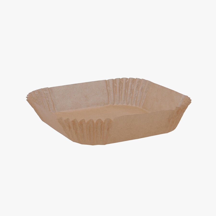 Set de 50 moldes de papel horno cuadrados 23x4,5cm