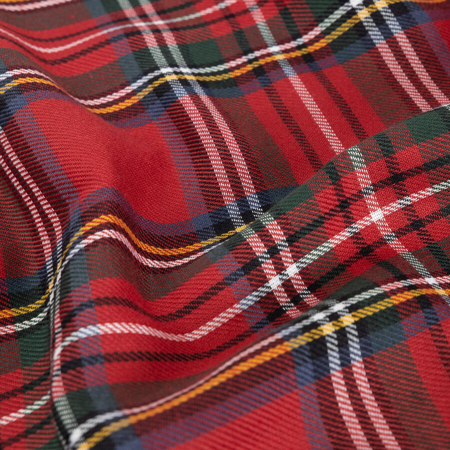 Mantel rojo Tartán 150x300cm