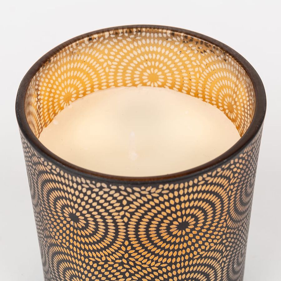 Vela con vaso de cristal 8cm