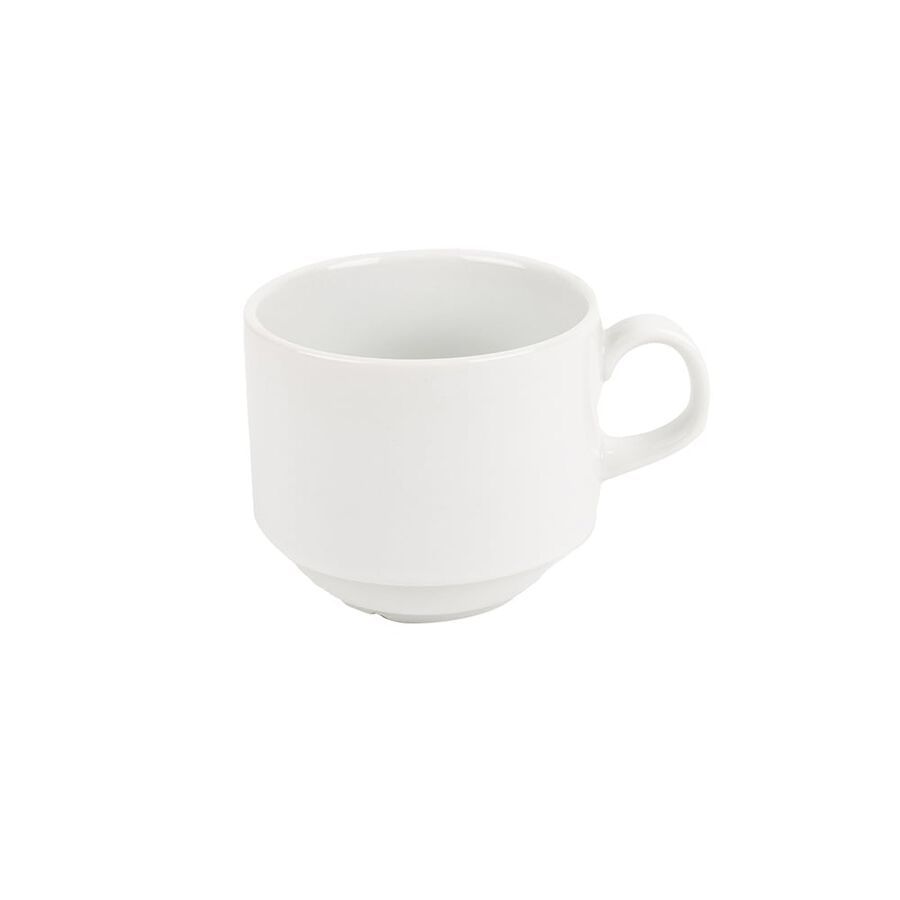Taza de t&eacute; de porcelana blanca Cantina 25cl