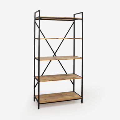 Estantería de madera de acacia Edena 90x35x180cm