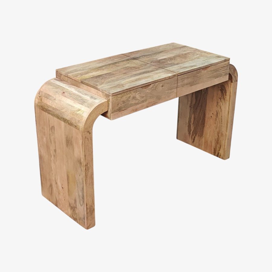 Escritorio de madera de mango Ilan 130x50x80cm Clau&Chloe