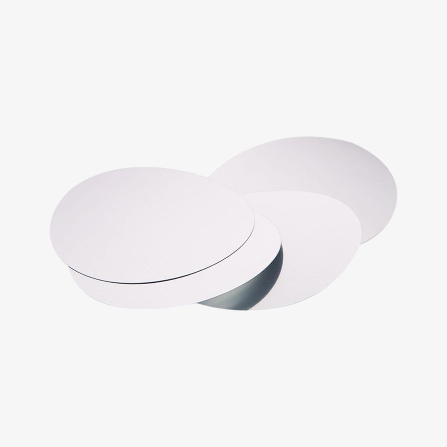 Set de 4 láminas antigoteo plateadas