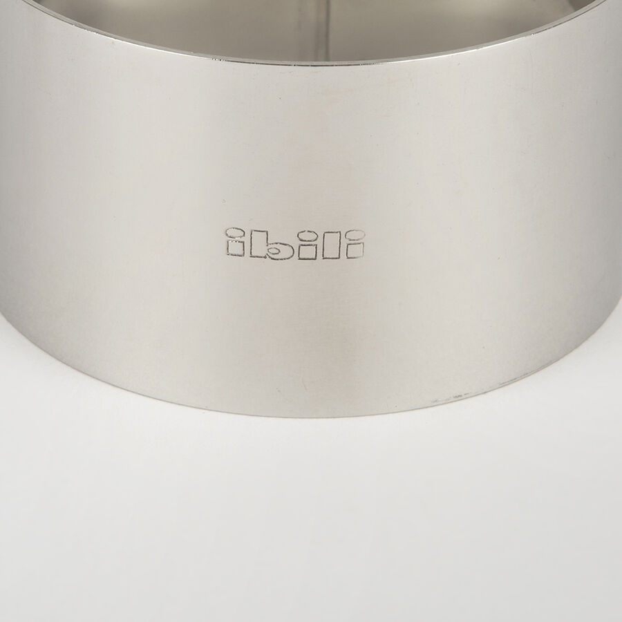 Molde para emplatar de acero inoxidable redondo Ø8x4,5cm - Ibili