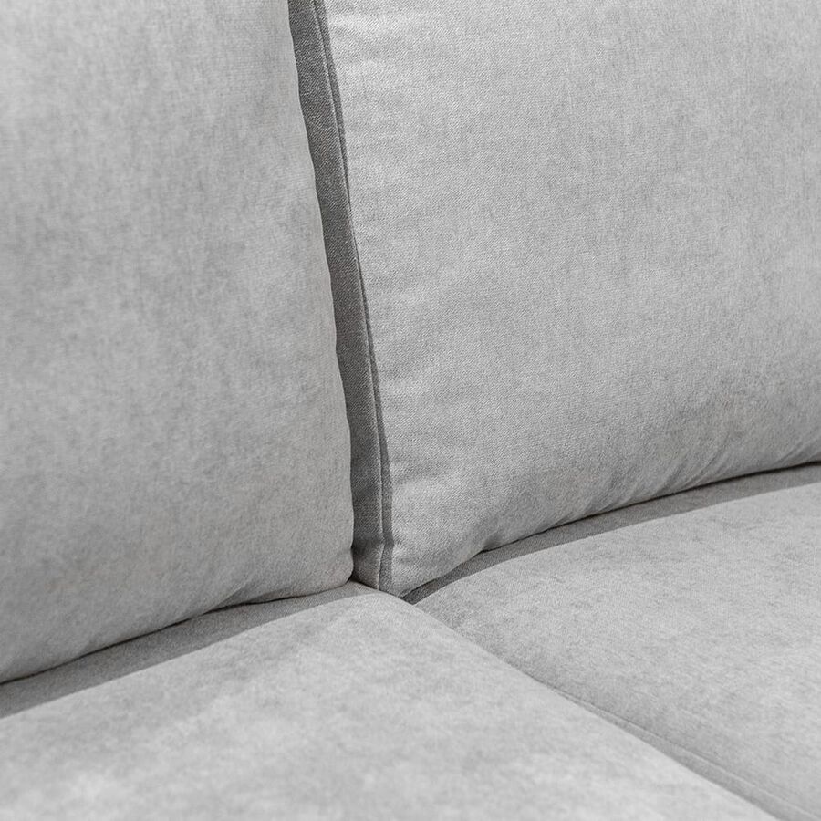 Sof&aacute; gris Lido 175x92x99cm