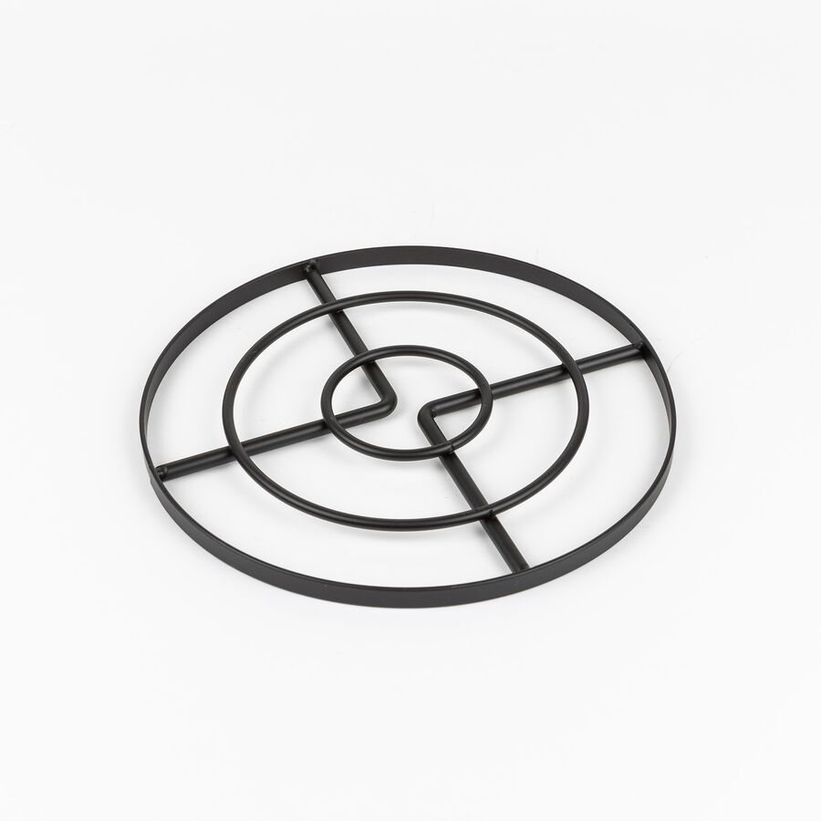 Salvamantel de metal negro &Oslash;23cm