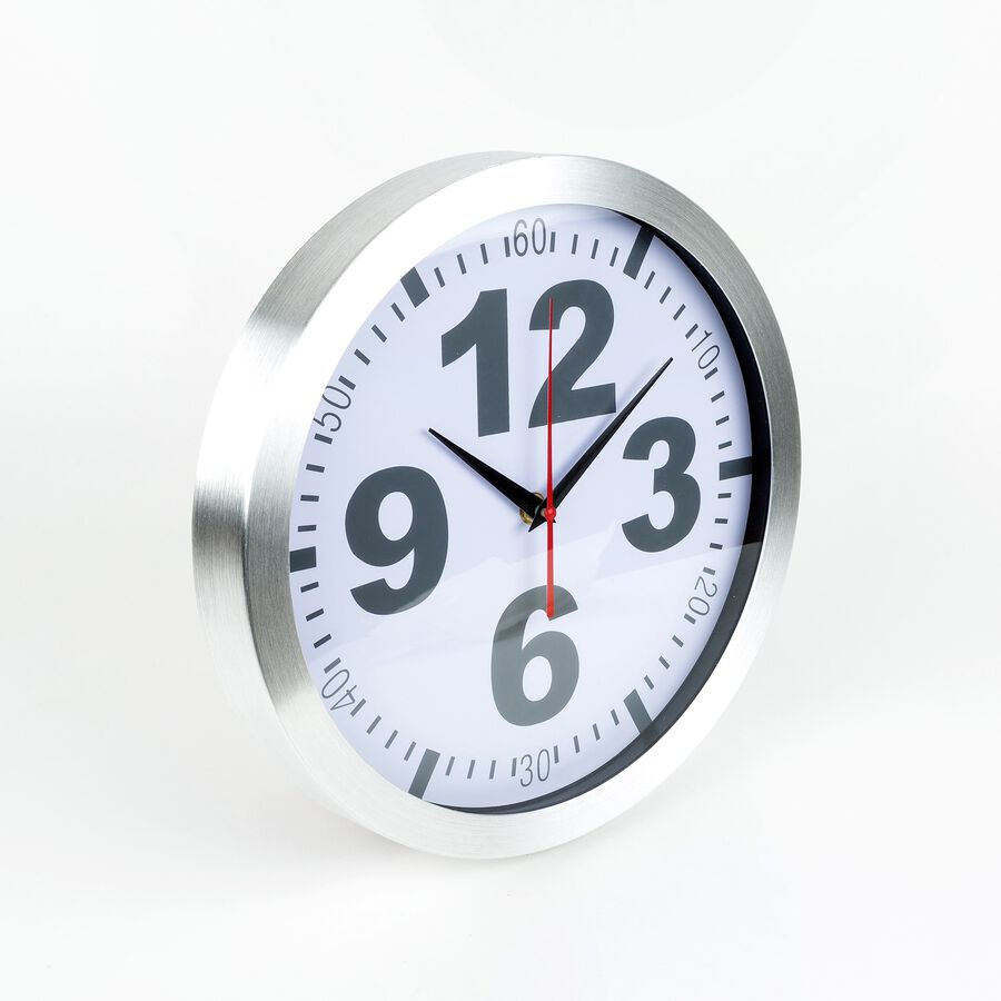 Reloj de pared de metal Ø30x4cm