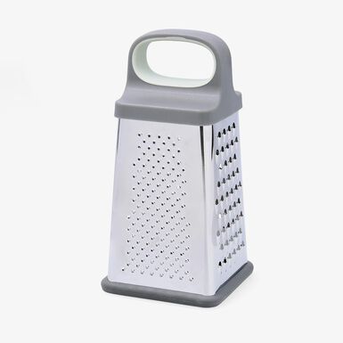 Rallador de 4 caras de acero in&oacute;xidable 20cm