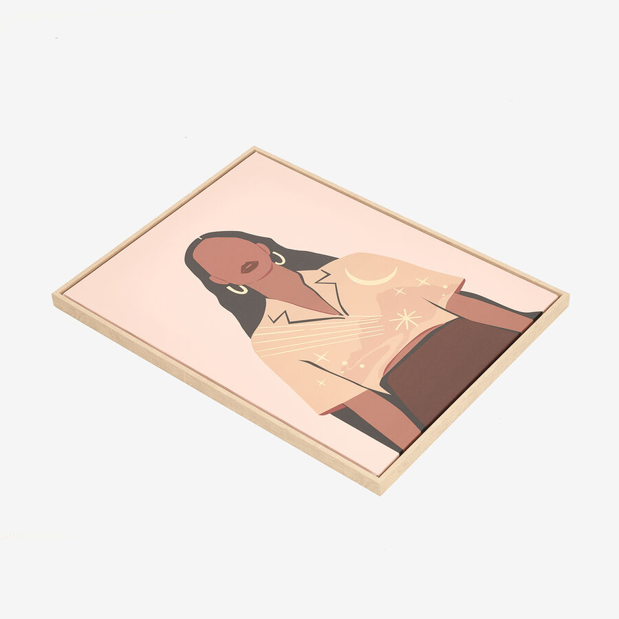 Cuadro con marco y cristal Kamaria 45x60cm