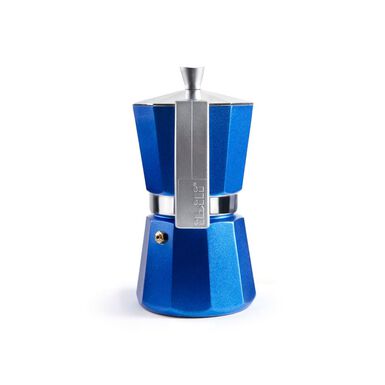 Cafetera de 6 tazas Express de aluminio Eva