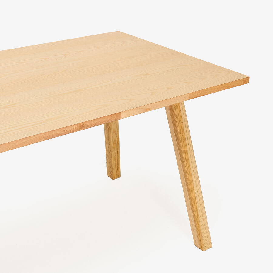 Mesa de comedor de madera de olmo Essen 140x80x75cm