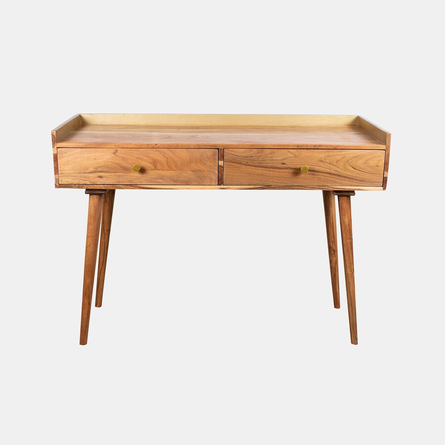 Escritorio de madera acacia Minos 120x50x86cm Clau&Chloe