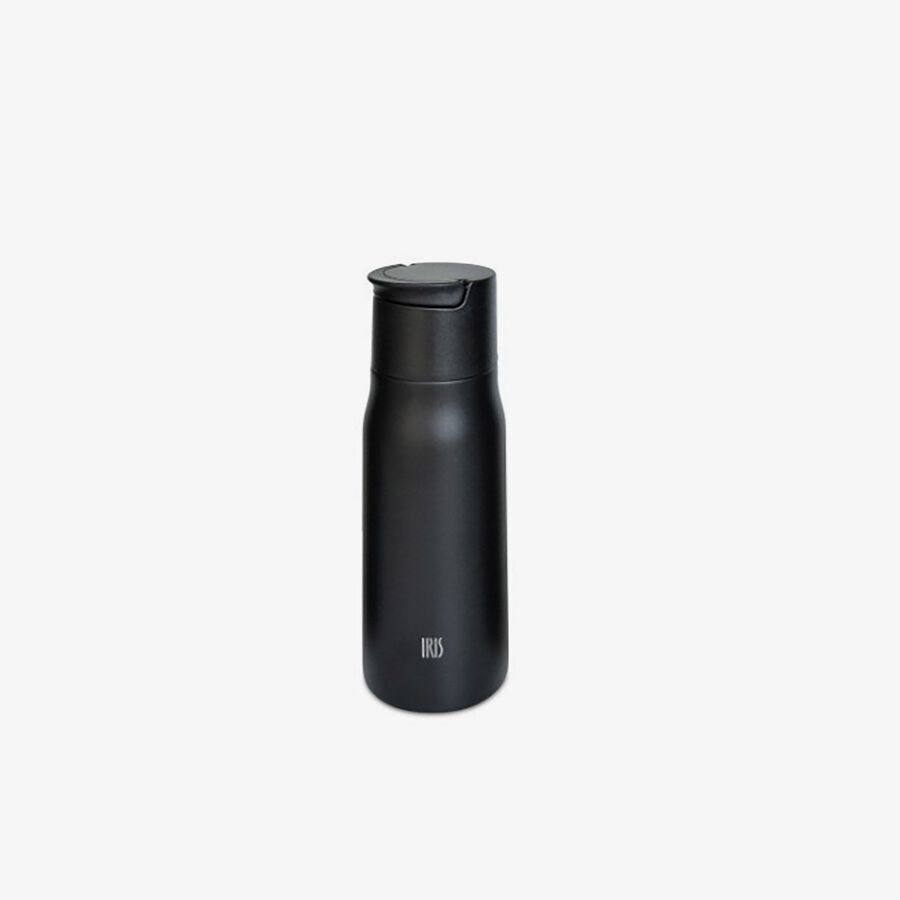 Termo negro de acero inoxidable 500ml