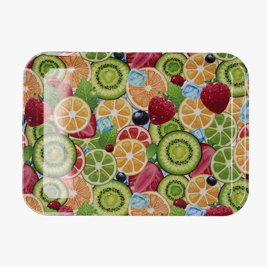 Bandeja rectangular de frutas 36x26x2cm