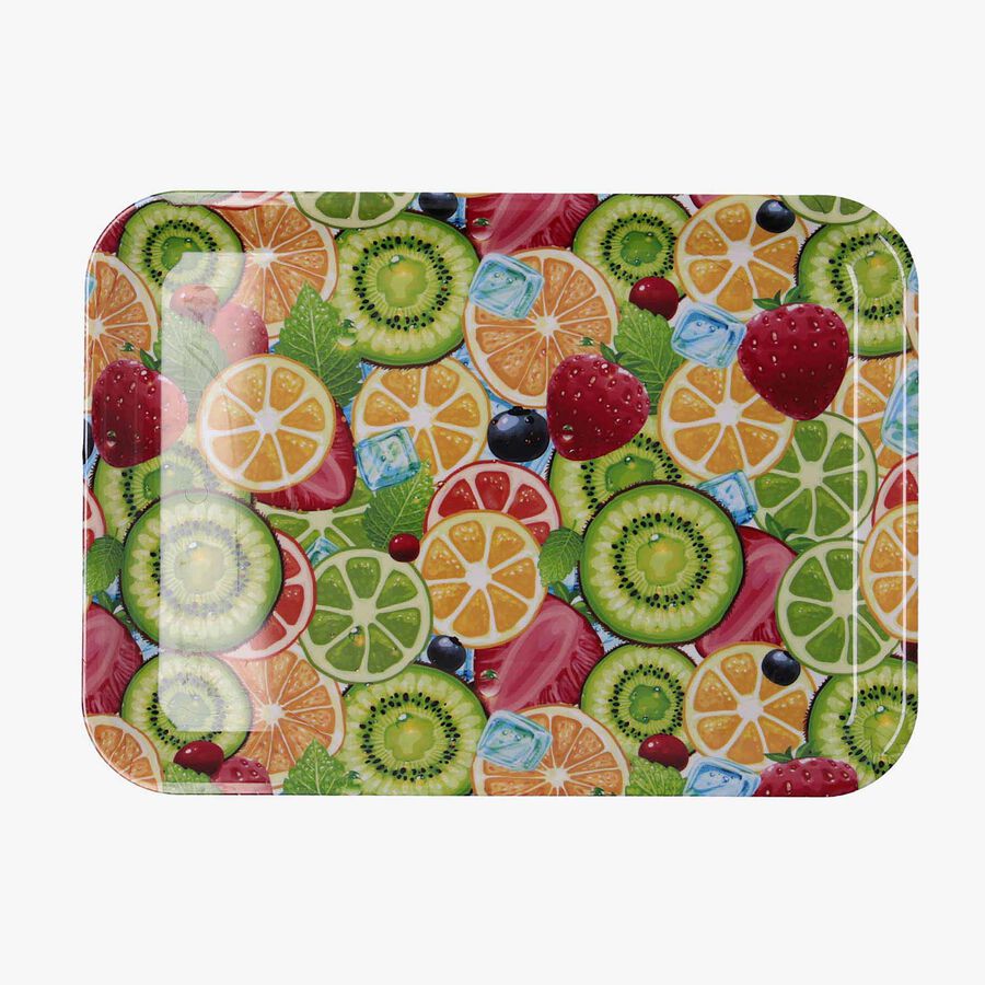 Bandeja rectangular de frutas 36x26x2cm