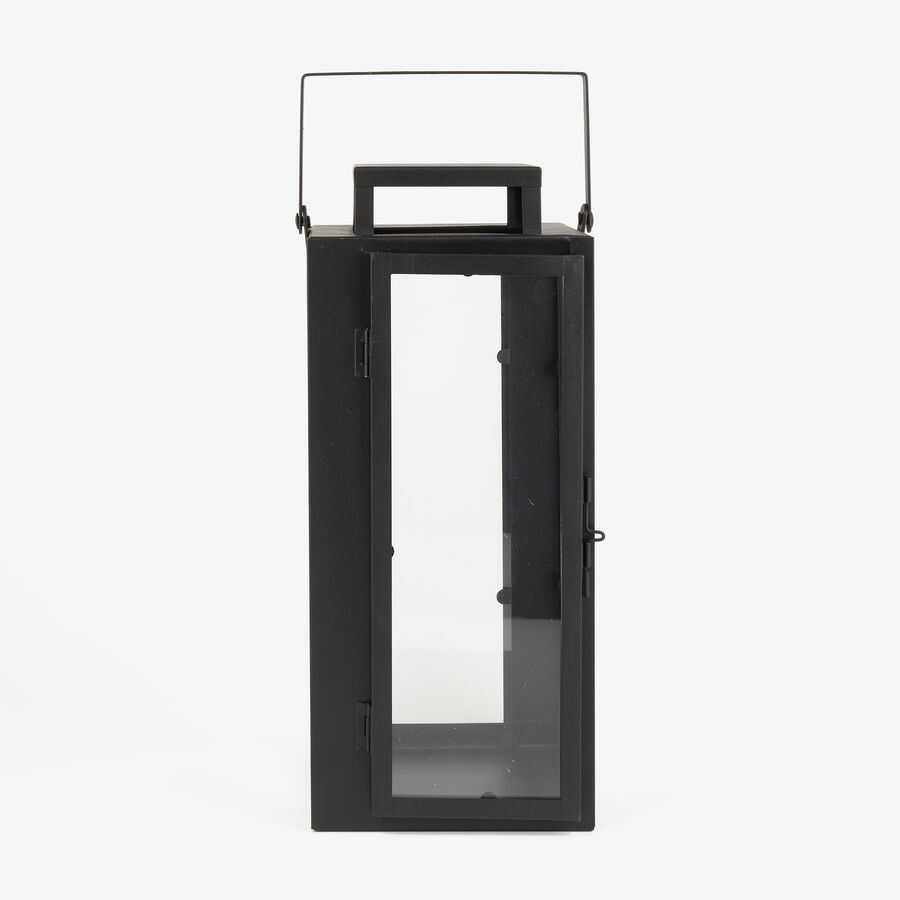 Farol de metal negro Calin 35cm