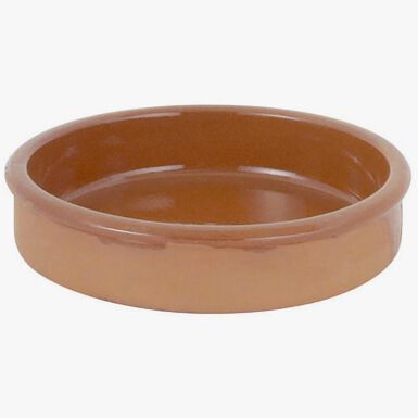 Cazuela de barro apta para horno 15cm