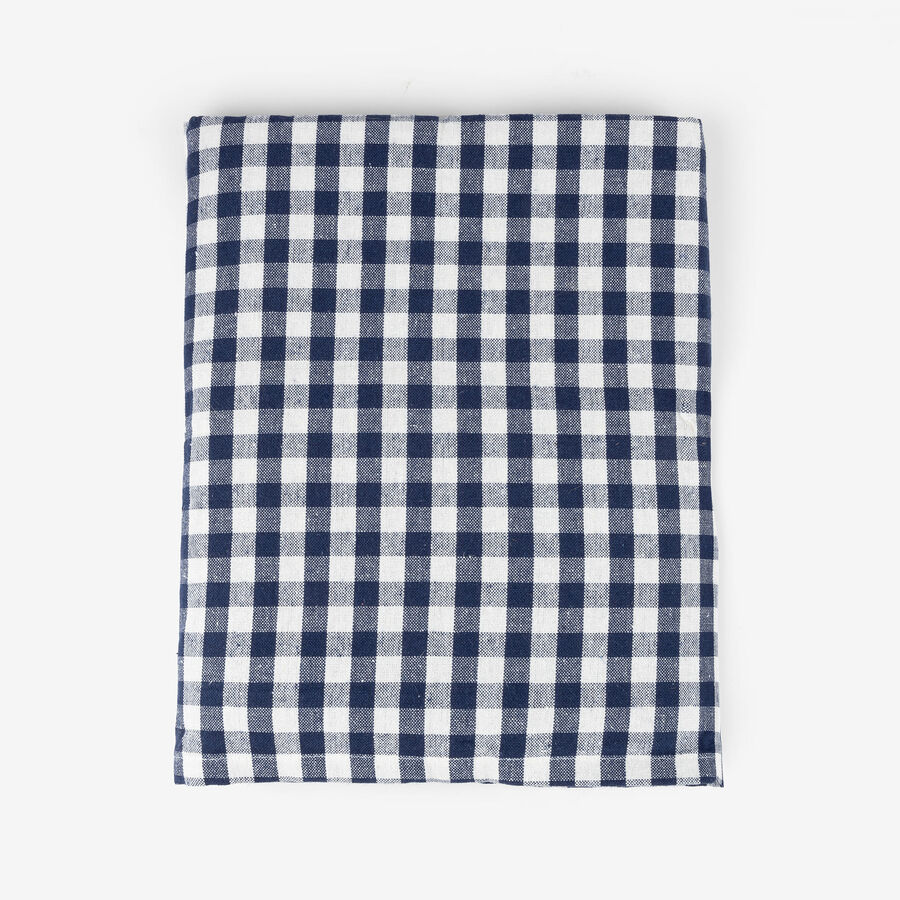 Mantel azul de algodón Vichy 150x200m