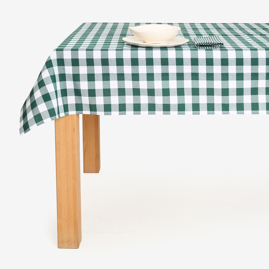 Mantel Vichy verde 140x250cm