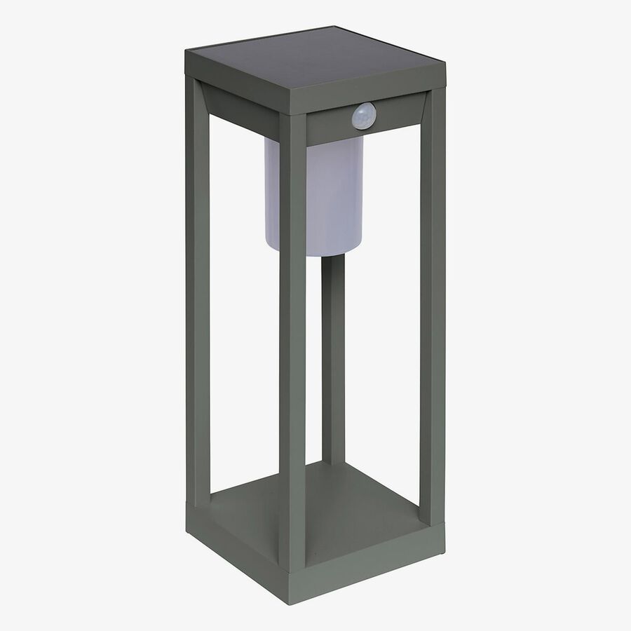 Farol solar para jard&iacute;n de aluminio verde Pirox 40cm
