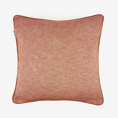 Funda de coj&iacute;n de lino cobre 45x45cm