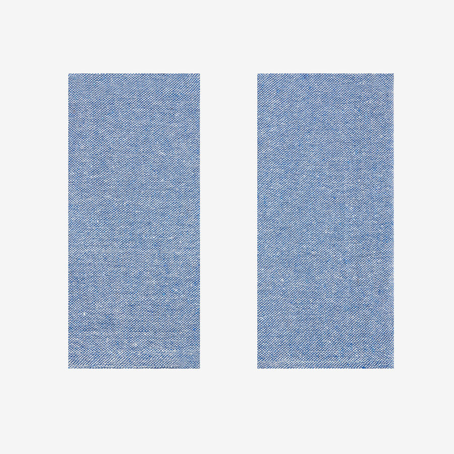 Set de 2 servilletas de algodón azules Maya 43x43cm
