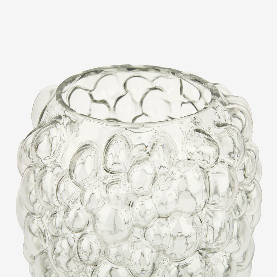 Jarrón de cristal Doria Ø17x24cm