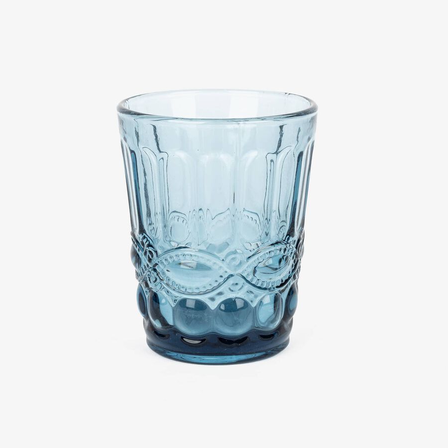 Vaso de cristal azul Madame 23cl