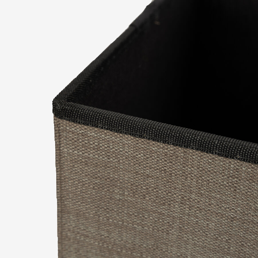 Taburete con almacenaje de madera DM Sander 76x38cm