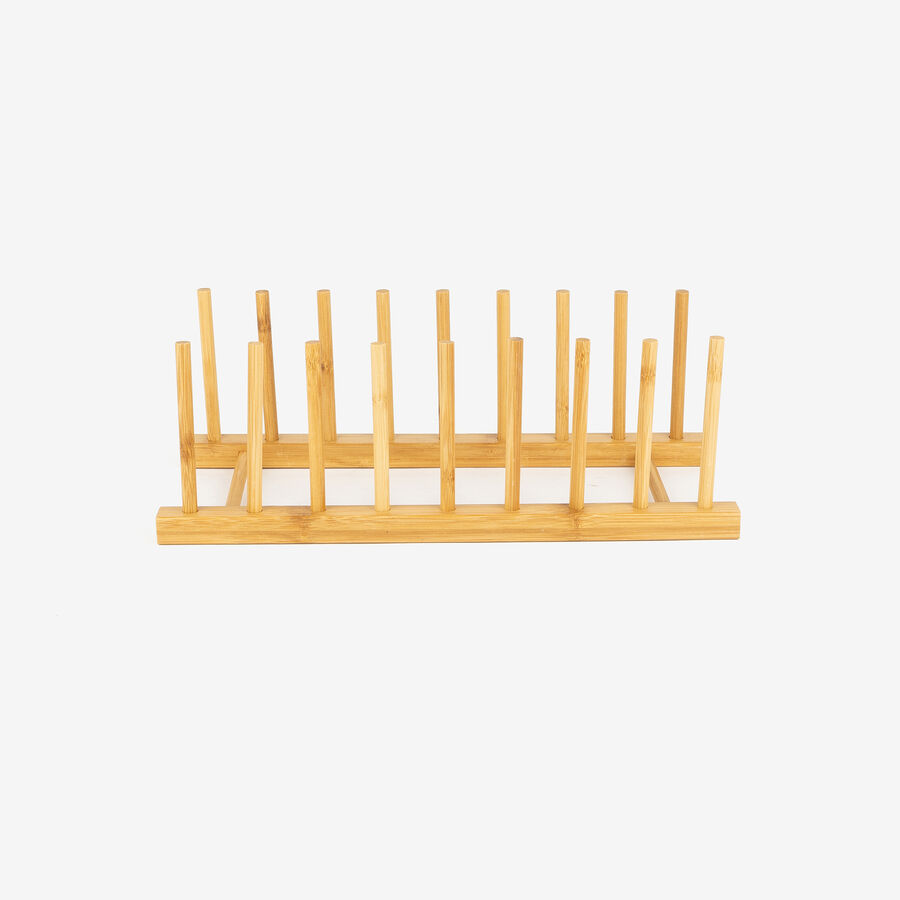 Soporte para platos de madera 34x12cm