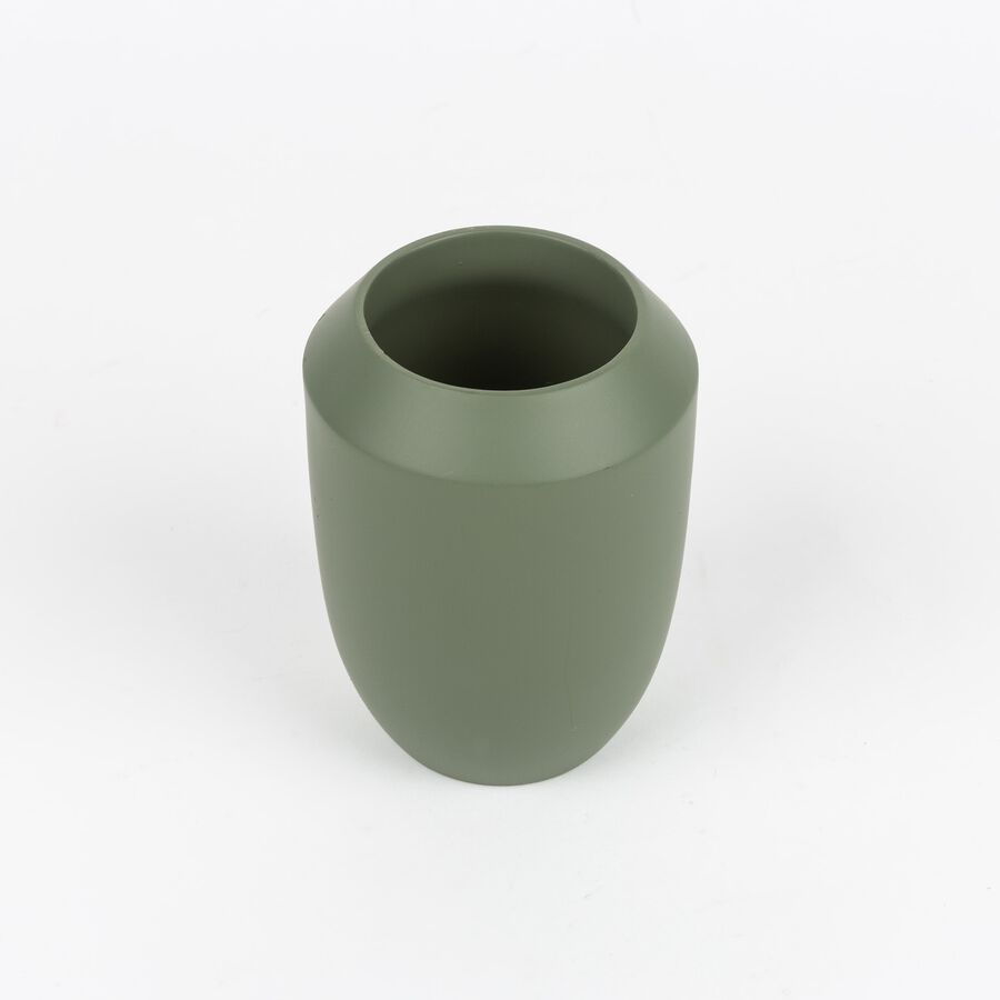 Portacepillos verde Gron Ø8x15cm