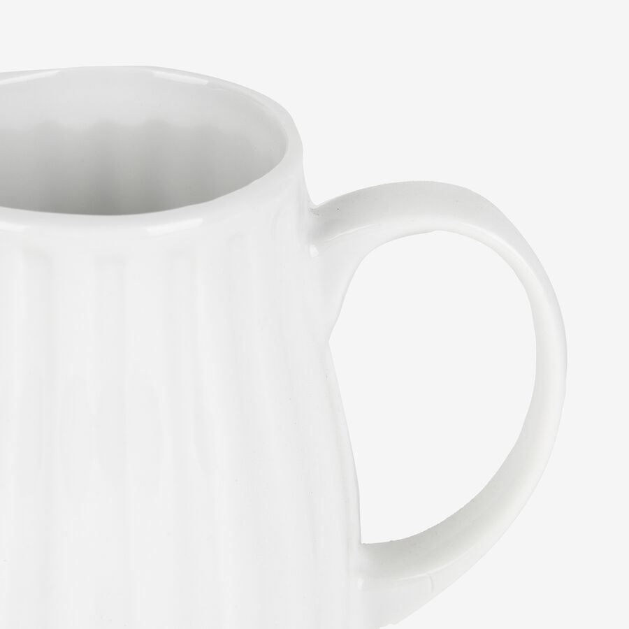 Lechera blanca de porcelana 25cl