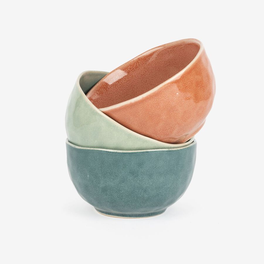 Bol coral de gres Arlet 70cl Ø14x8cm