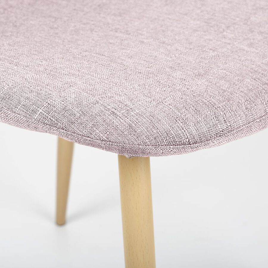Silla de comedor rosa Concept 45x55x86cm